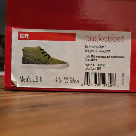 Buckeetfeet Cope 2 Mid Top Chukka Men's Size 11 US - Picture 4 of 4
